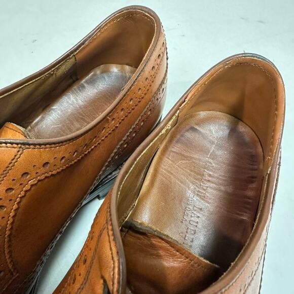 NEW HEELS Ralph Lauren x Allen Edmonds Sanderson Burnished Wingtip Made USA 11.5 main image 13